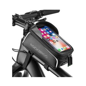 ROCKBROS Bike Phone‎ Front Frame Bag, Waterproof, Compatible Phone Under 6.5”